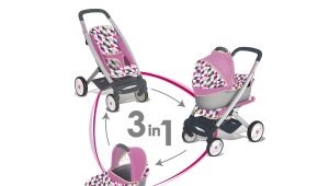 Strollers for Smoby dolls: a review of models and their features