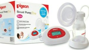 Pigeon breast pumps: types and characteristics of products