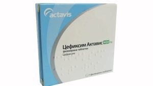 Cefixime para niños: instrucciones de uso.