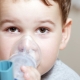 Inhalación con lasolvan para niños.