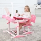 Height adjustable child table