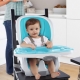 Asiento en la silla para alimentar al niño.