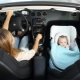 Is it possible to carry a child in the car seat in the front seat?