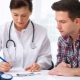 Surveys and analyzes for men in preparation for IVF