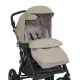 Features strollers with a large berth