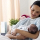 Breastfeeding after cesarean section