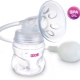 How to use a manual breast pump with a pear?