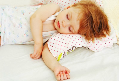 Child weaned from sleeping with their parents