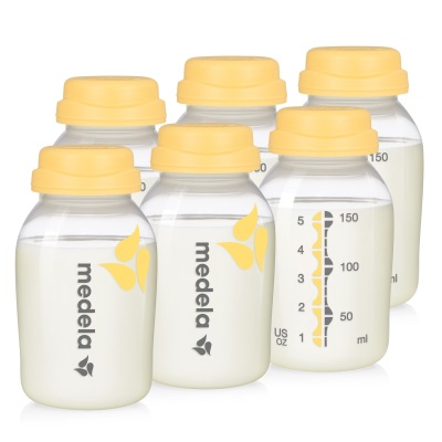 Glass containers for storing breast milk