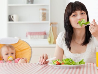 La dieta de la madre lactante