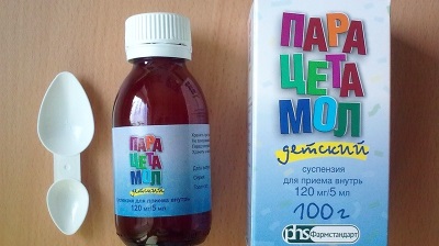 Children's paracetamol syrup