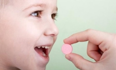 Pastillas antipiréticas para niños.