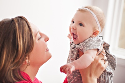 Mamá y bebe 4 meses