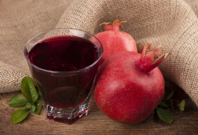 Pomegranate juice and pomegranate