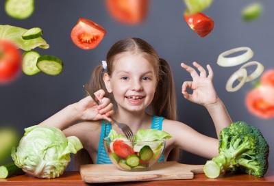 Nutrición equilibrada de un niño en 6 años.