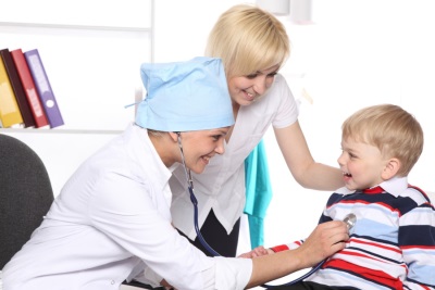 Medical examination of the child