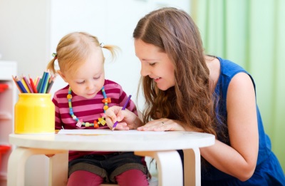 Clases de madres con un niño