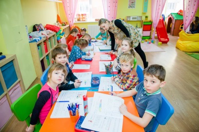 Preparando niños para la escuela