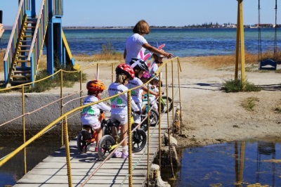 Runbike en el mar