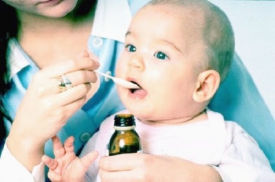 Dry cough mixture for children