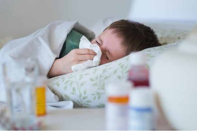 What to do if the antibiotic does not help the child with cough and runny nose?