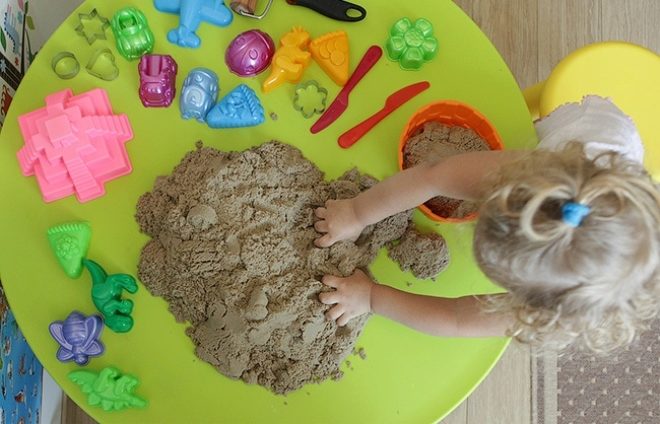 Kinetisch zand doe het zelf